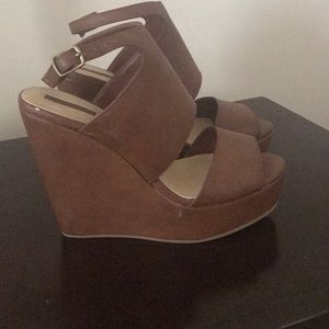 Forever 21 brown wedges. Size 8.5. Never worn.